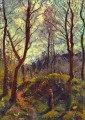 Landschaft mit großen Bäumen Camille Pissarro